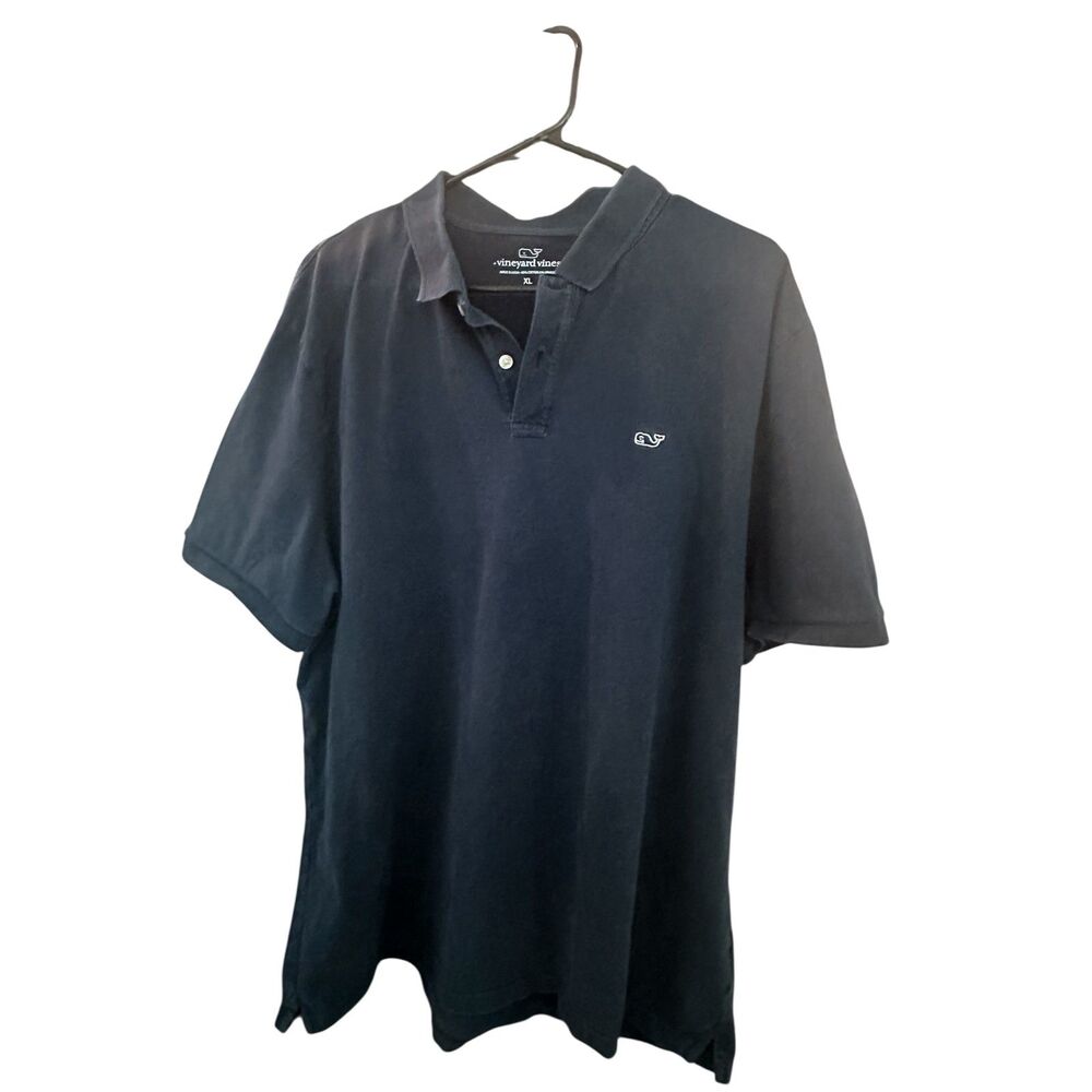 Vineyard Vines Button Down Polo Shirt 3/4 Buttons w/ Logo 100% Cotton Sz XL